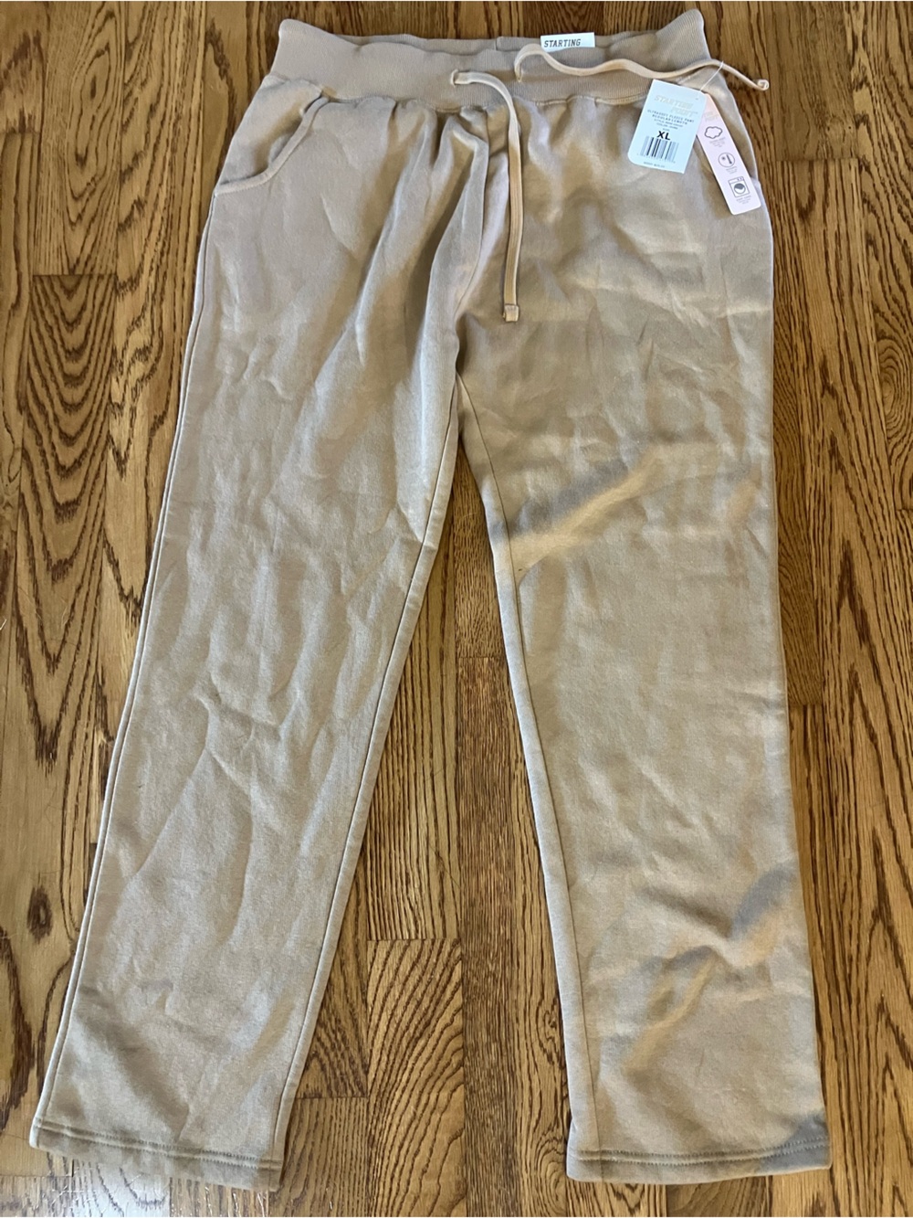 Startersoft Women's Tan Drawstring Joggers